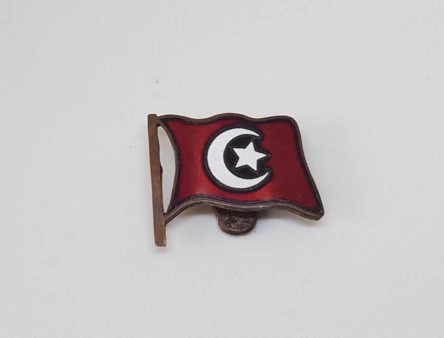 ÜZERİ AY YILDIZLI VE MİNE İŞÇİLİKLİ NADİR ROZET