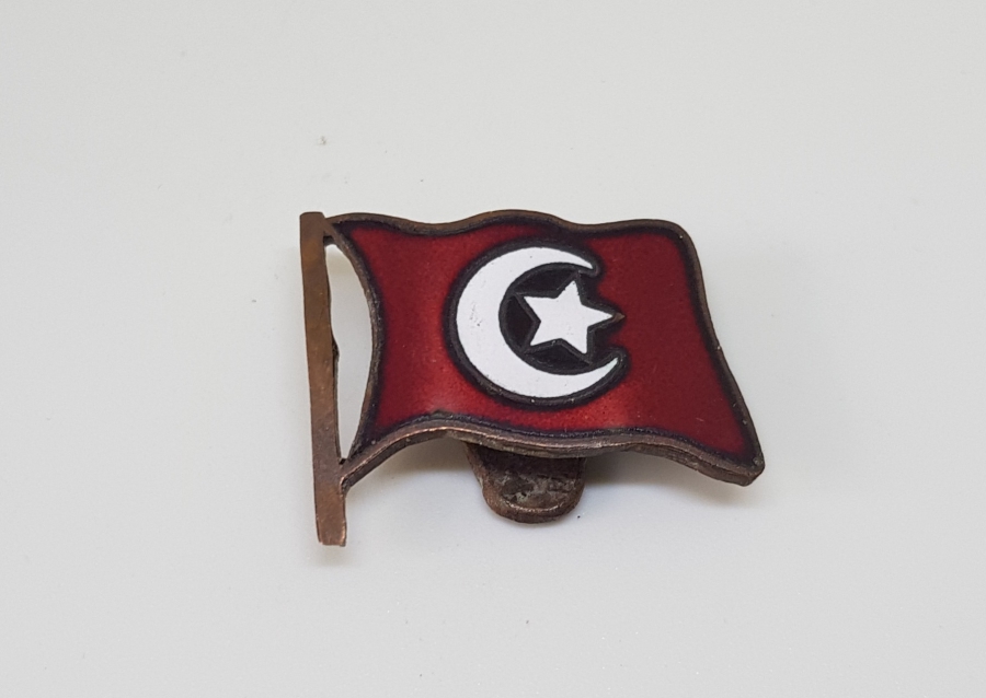 ÜZERİ AY YILDIZLI VE MİNE İŞÇİLİKLİ NADİR ROZET