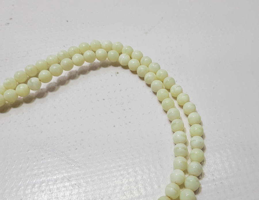 OSMANLI DÖNEMİ NADİR RENKTE BEYKOZ NAMAZ TESPİHİ