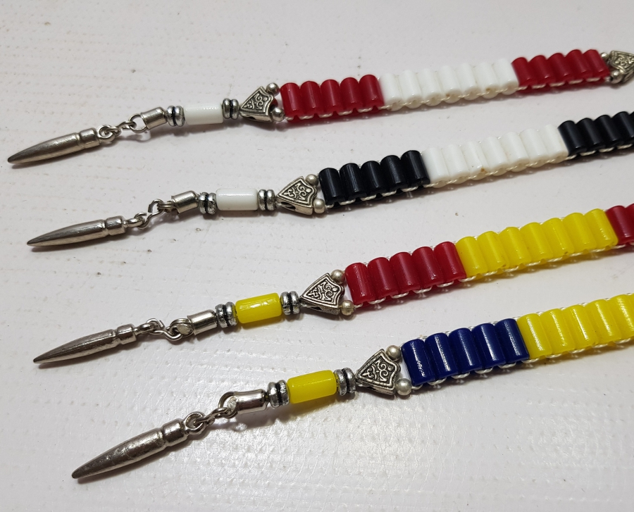 4 ADET MERMİ ÇEKİRDEĞİ FORMLU ZAZA TESPİHİ