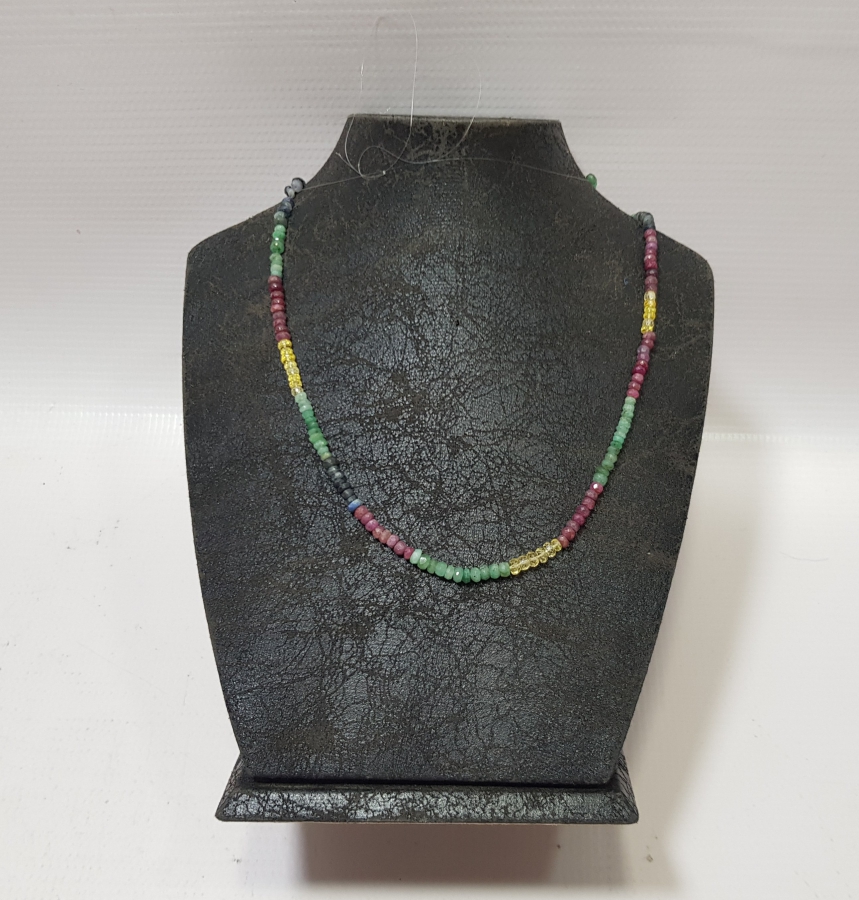 ANTİKA HAC HATIRASI DOĞAL TAŞLI GERDANLIK