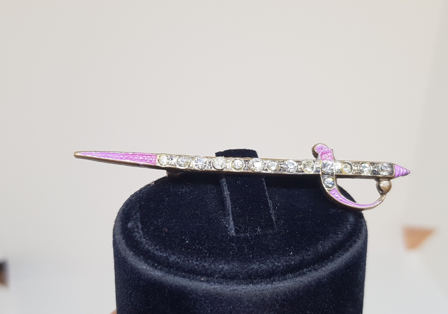 MİNE İŞÇİLİKLİ ANTİKA GÜMÜŞ BROŞ