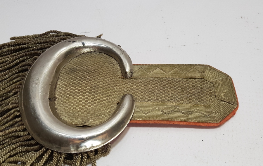 OSMANLI DÖNEMİ GÜMÜŞ SIRMALI ÇOK NADİR POLİS APOLETİ