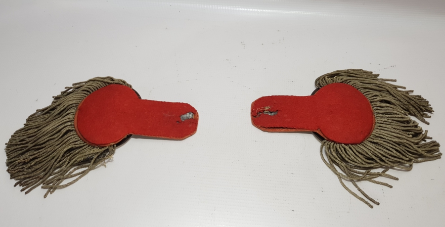 OSMANLI DÖNEMİ GÜMÜŞ SIRMALI ÇOK NADİR POLİS APOLETİ