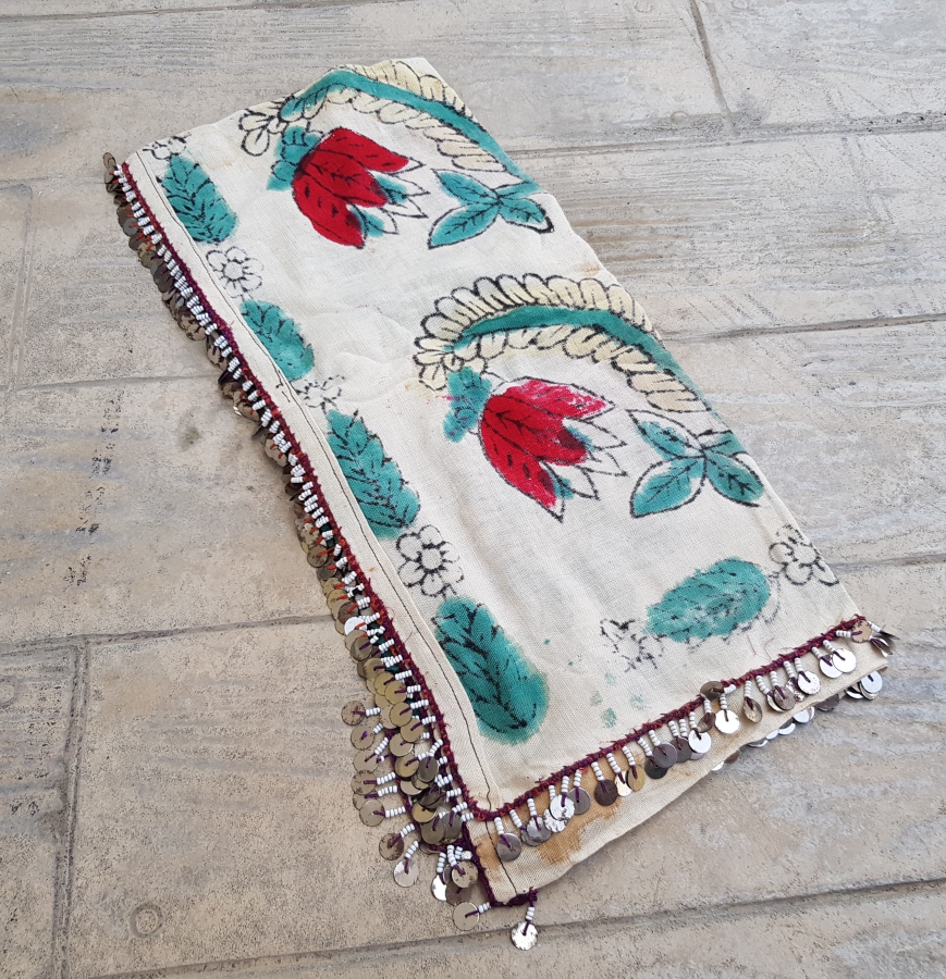 OSMANLI SON DÖNEM ÇOK NADİR MANİSA-KIRKAĞAÇ YÖRESİ BASKI PULLU YEMENİ