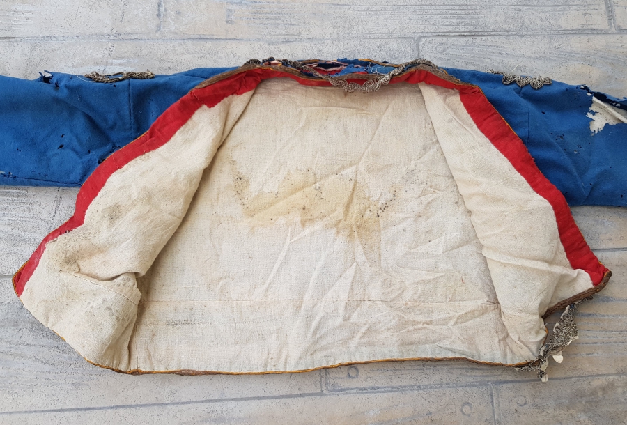 OSMANLI DÖNEMİ SIRMA İŞÇİLİKLİ ÇUHA GELİN CEPKENİ