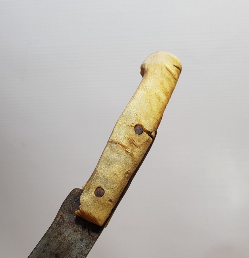 BOYNUZ SAPLI ÖZEL YAPIM KUŞAK KAMASI