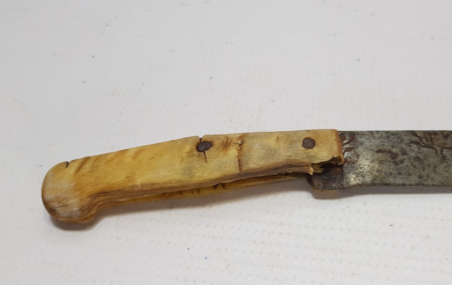 BOYNUZ SAPLI ÖZEL YAPIM KUŞAK KAMASI