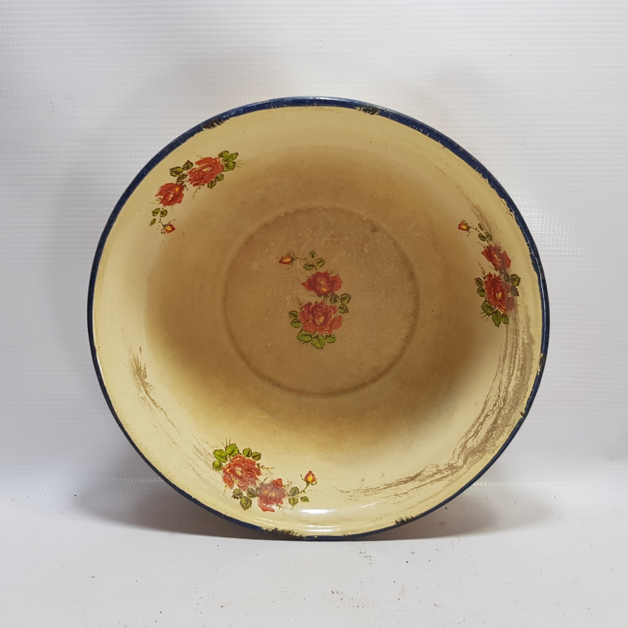 ANTİKA EMAYE KASE - TABAK