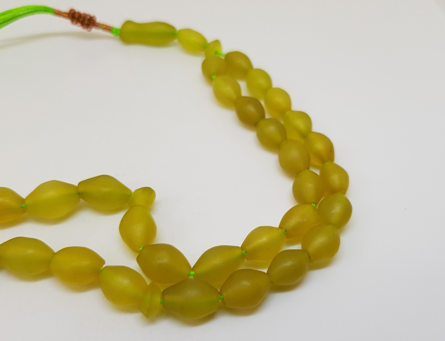 ŞAHMAKSUT TAŞINDAN YAPILMIŞ OSMANLI DÖNEMİ 33LÜ TESPİH