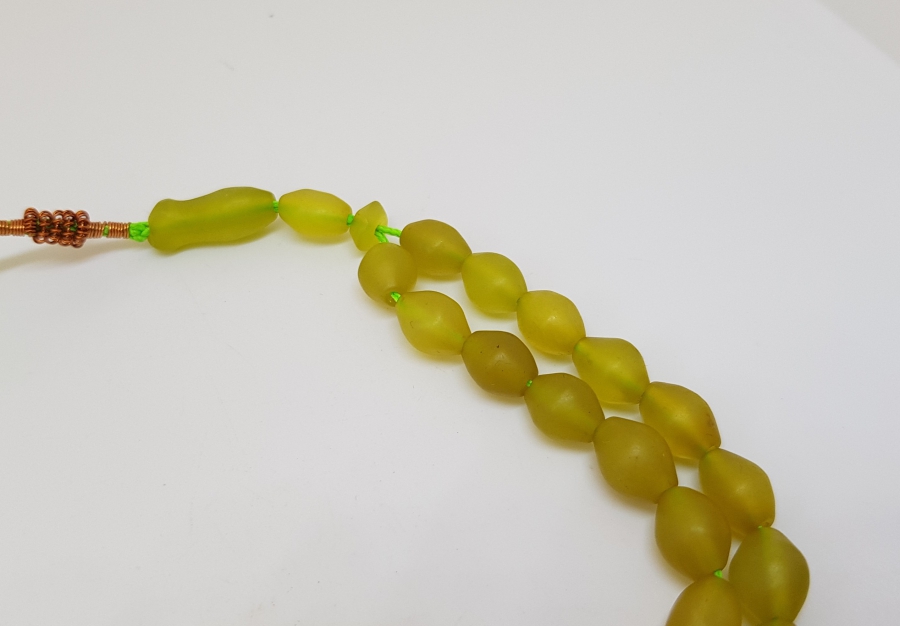 ŞAHMAKSUT TAŞINDAN YAPILMIŞ OSMANLI DÖNEMİ 33LÜ TESPİH