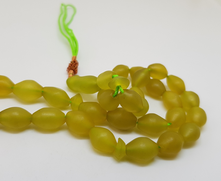 ŞAHMAKSUT TAŞINDAN YAPILMIŞ OSMANLI DÖNEMİ 33LÜ TESPİH