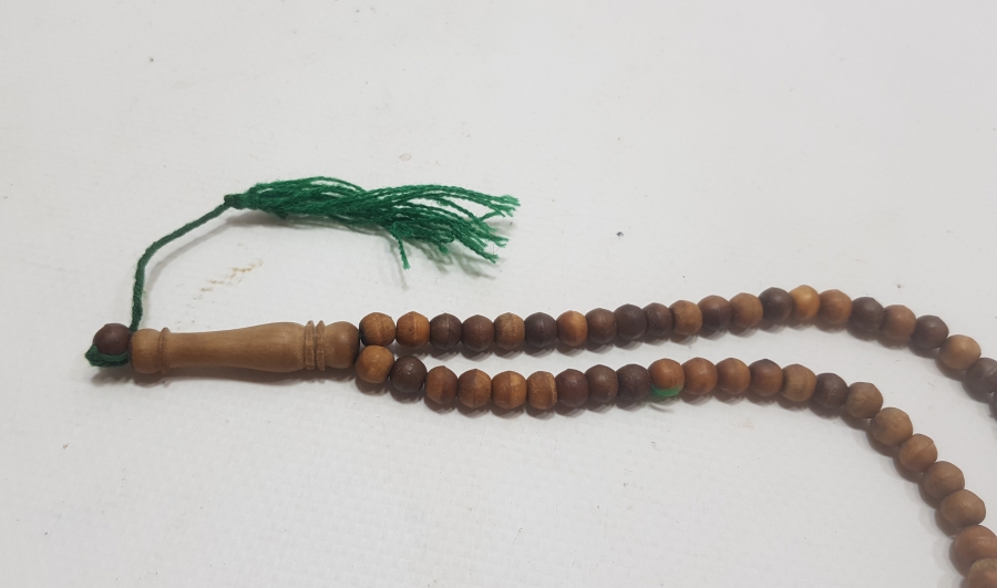 OSMANLI DÖNEMİ EL YAPIMI AHŞAP NAMAZ TESPİHİ