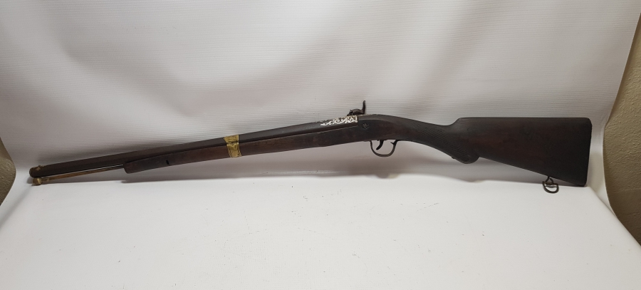 GÜMÜŞ ÇAKMA İŞÇİLİKLİ OSMANLI DÖNEMİ DOLMA TÜFEK