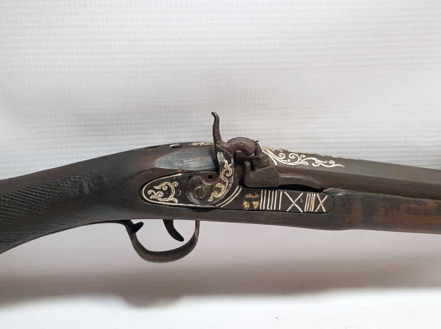 GÜMÜŞ ÇAKMA İŞÇİLİKLİ OSMANLI DÖNEMİ DOLMA TÜFEK