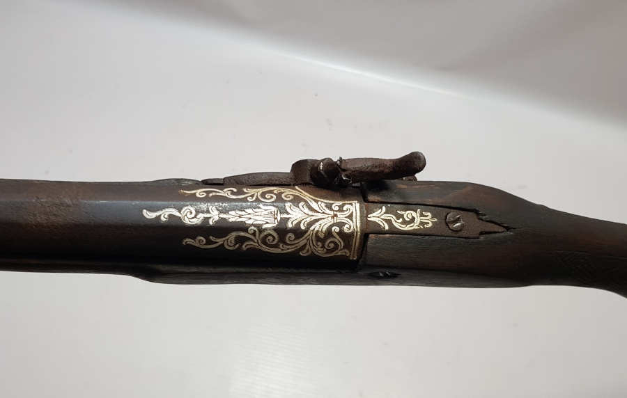 GÜMÜŞ ÇAKMA İŞÇİLİKLİ OSMANLI DÖNEMİ DOLMA TÜFEK