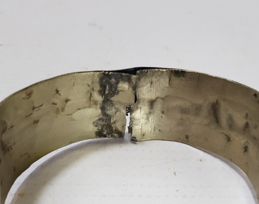 OSMANLI DÖNEMİ KABARTMA İŞÇİLİKLİ ERMENİ YAPIMI DİYARBAKIR BİLEZİK