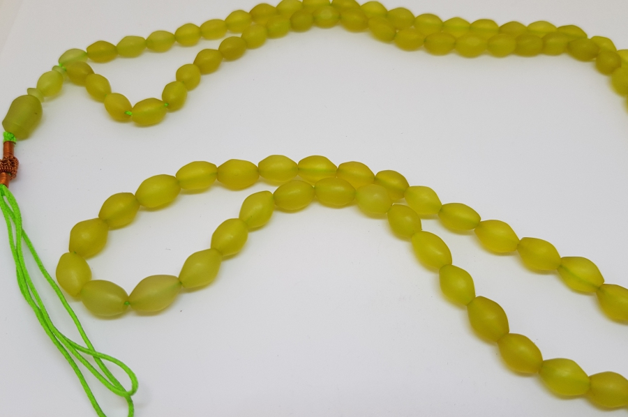 OSMANLI DÖNEMİ NADİR RENK ŞAH MAKSUT TAŞI NAMAZ TESPİHİ