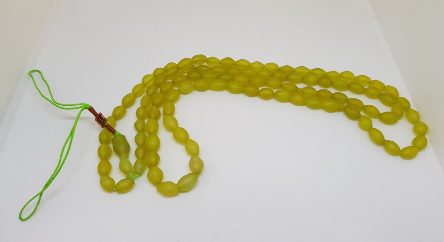 OSMANLI DÖNEMİ NADİR RENK ŞAH MAKSUT TAŞI NAMAZ TESPİHİ