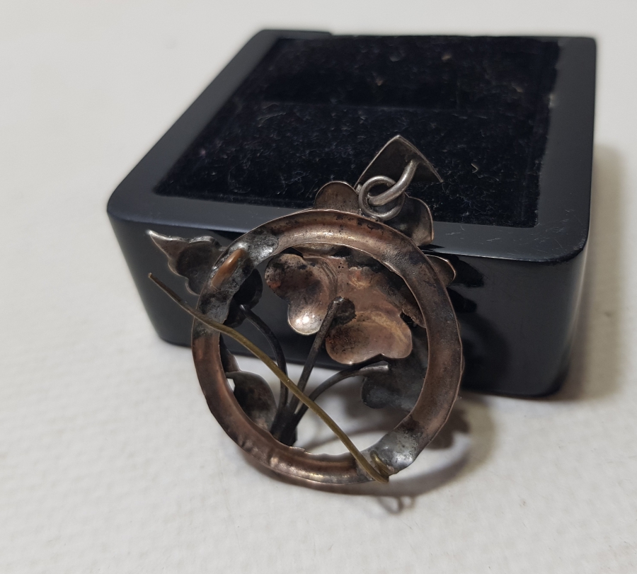 OSMANLI DÖNEMİ ALTIN ELMAS TAŞLI KOLYE BROŞ