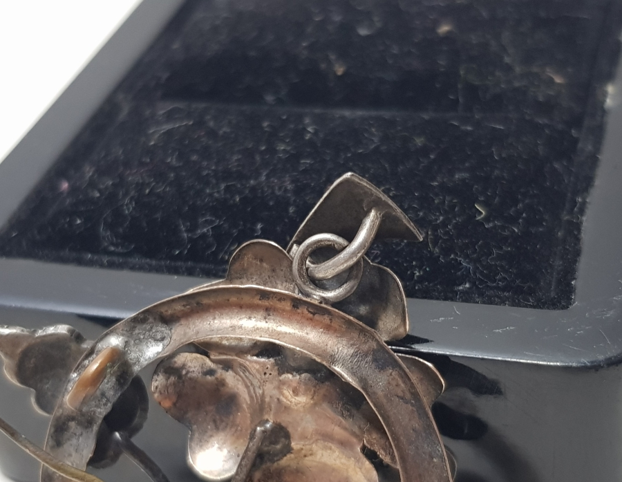 OSMANLI DÖNEMİ ALTIN ELMAS TAŞLI KOLYE BROŞ