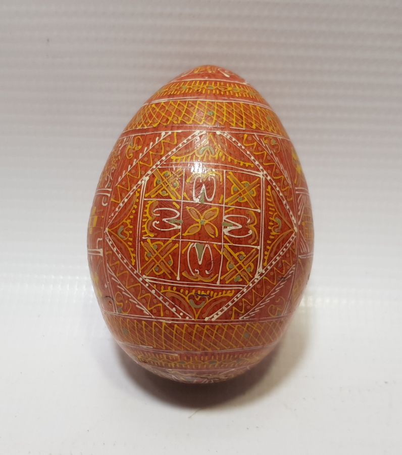 ÜZERİ İŞLEMELİ OSMANLI DÖNEMİ ÇORAP TOPUK TAMİR YUMURTASI