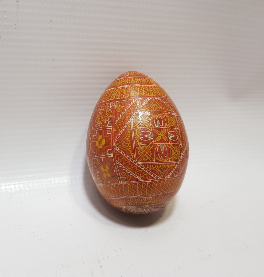 ÜZERİ İŞLEMELİ OSMANLI DÖNEMİ ÇORAP TOPUK TAMİR YUMURTASI