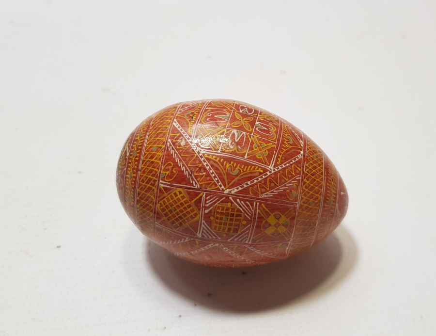 ÜZERİ İŞLEMELİ OSMANLI DÖNEMİ ÇORAP TOPUK TAMİR YUMURTASI