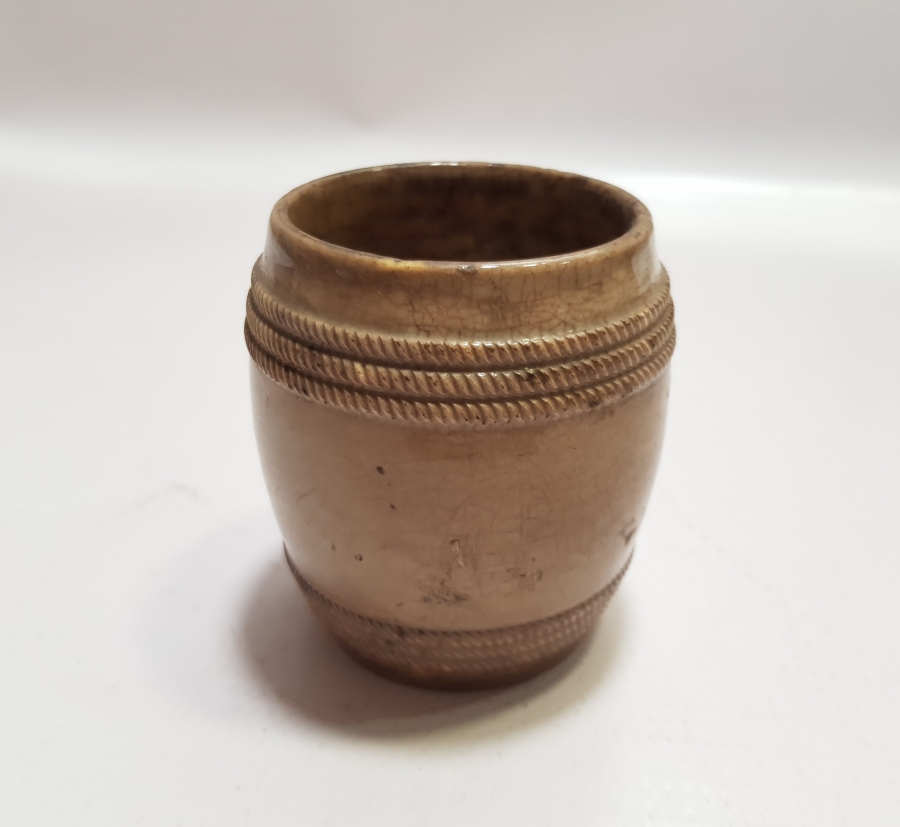 OSMANLI DÖNEMİ NADİR FORMDA PORSELEN BOYA KABI