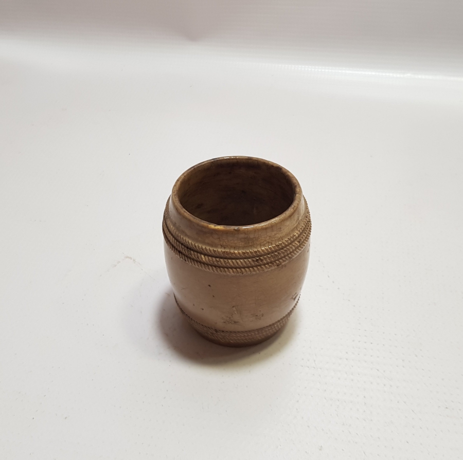 OSMANLI DÖNEMİ NADİR FORMDA PORSELEN BOYA KABI