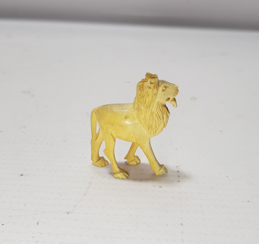 OSMANLI DÖNEMİ FİLDİŞİNDEN MAMUL ASLAN FORMLU FİGÜR