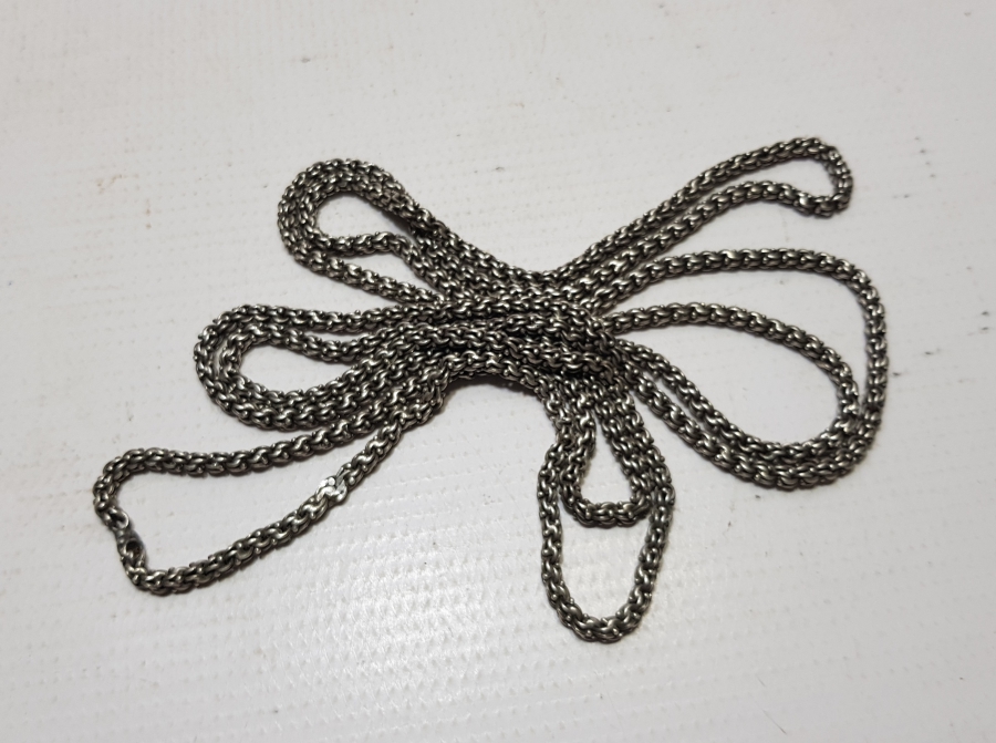 ÜZERİ TUĞRALI OSMANLI DÖNEMİ KALIN MODEL GÜMÜŞ ARNAVUT ZİNCİR CEP SAATİ KÖSTEĞİ