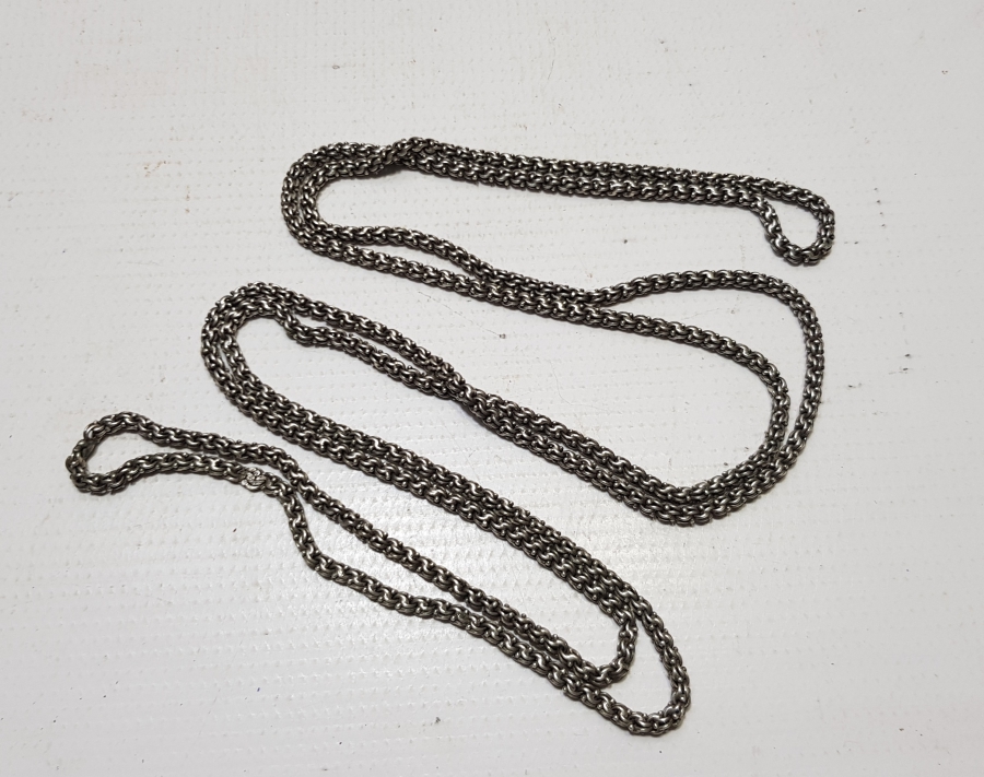 ÜZERİ TUĞRALI OSMANLI DÖNEMİ KALIN MODEL GÜMÜŞ ARNAVUT ZİNCİR CEP SAATİ KÖSTEĞİ