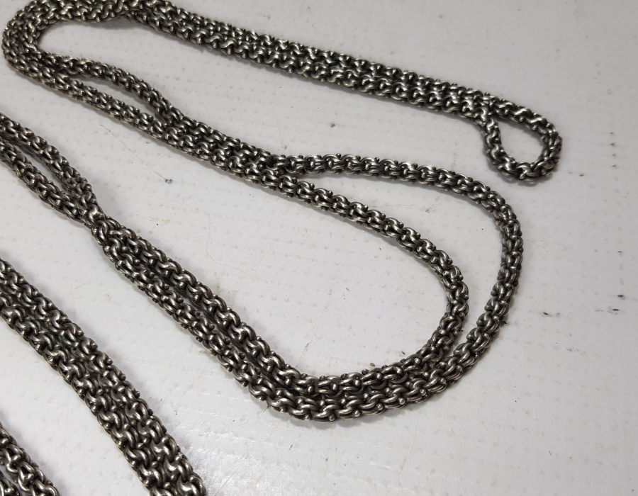 ÜZERİ TUĞRALI OSMANLI DÖNEMİ KALIN MODEL GÜMÜŞ ARNAVUT ZİNCİR CEP SAATİ KÖSTEĞİ