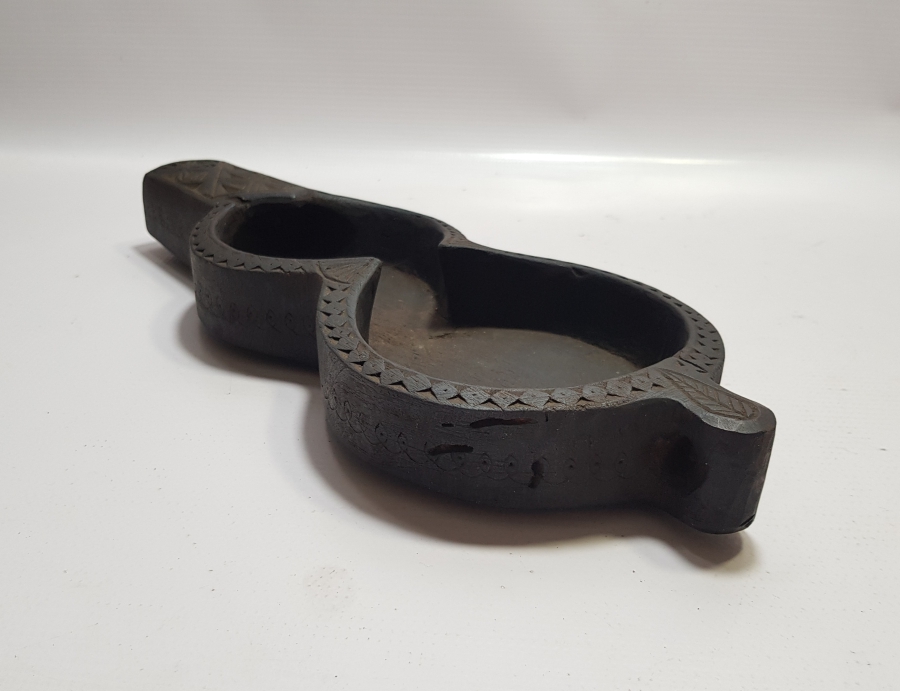 DEV BOYDA EL OYMA İŞÇİLİKLİ ANTİKA AHŞAP SOĞUDAN