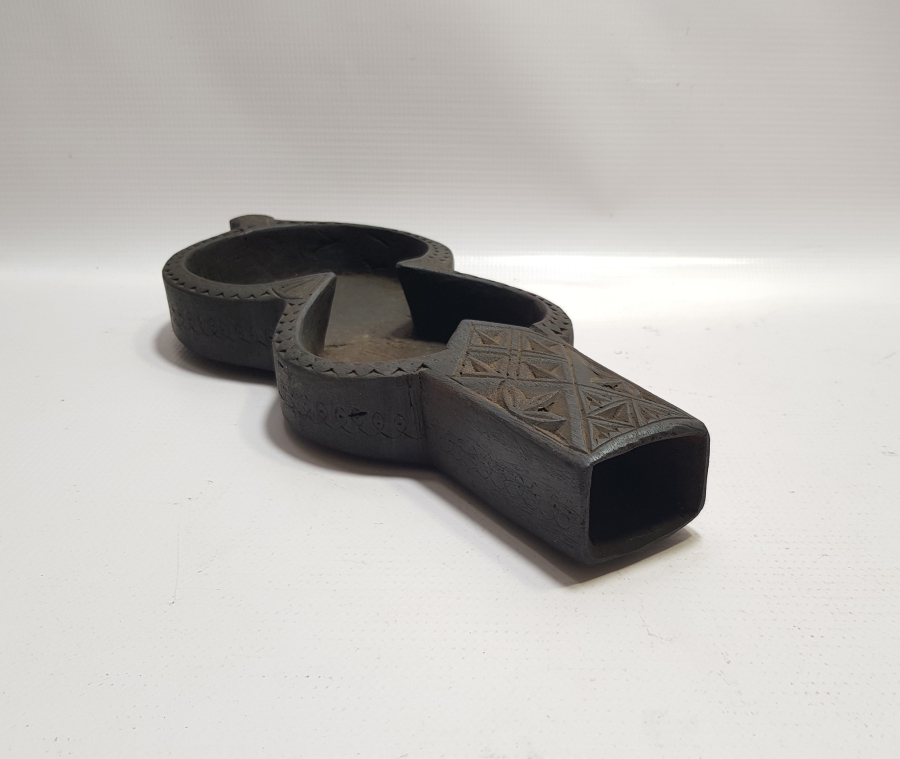 DEV BOYDA EL OYMA İŞÇİLİKLİ ANTİKA AHŞAP SOĞUDAN