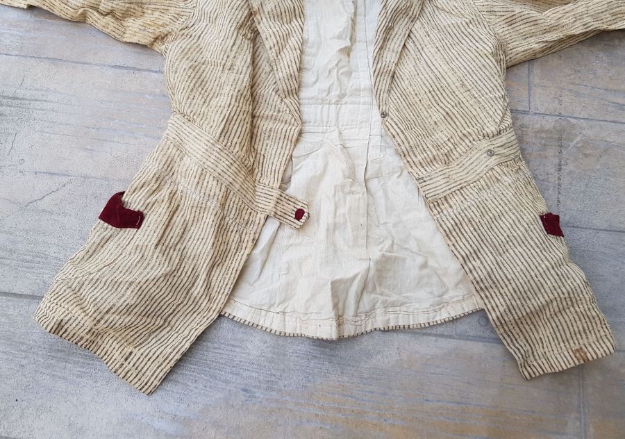 OSMANLI DÖNEMİ GÜMÜŞ SİMLİ NADİR EL DOKUMA CEKET