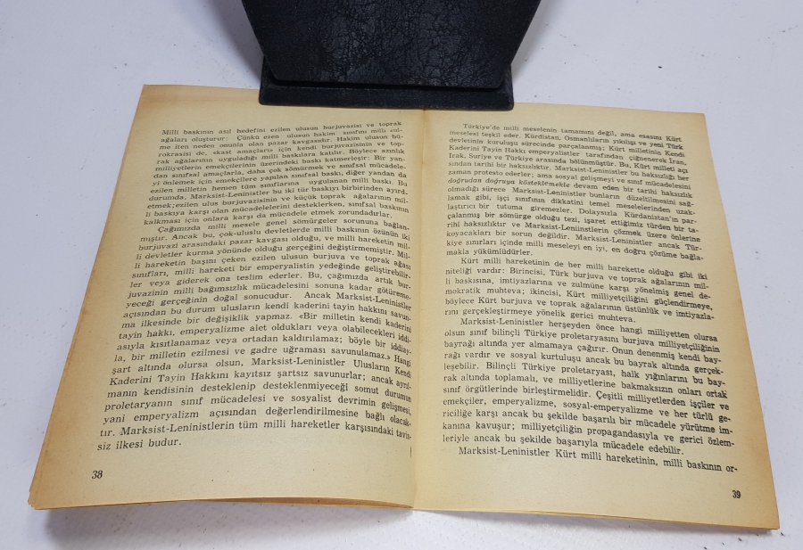 PARTİZAN İSİMLİ 1978 TARİHLİ SOL PROPAGANDA DERGİSİ