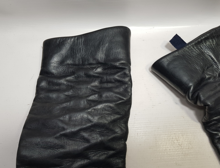 ANTİKA EL YAPIMI DERİDEN MAMUL EFE İŞİ KÖRÜKLÜ ÇİZME