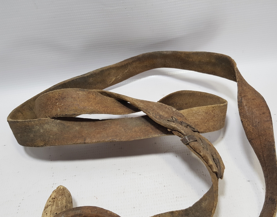 OSMANLI DÖNEMİ NADİR DERİ HAMAL İPİ