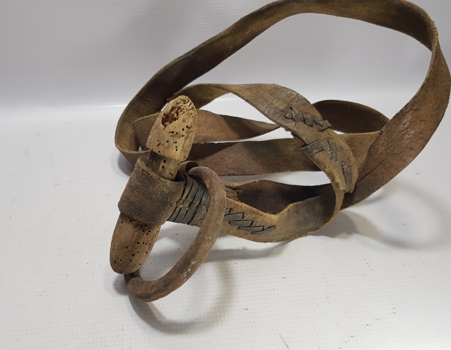 OSMANLI DÖNEMİ NADİR DERİ HAMAL İPİ