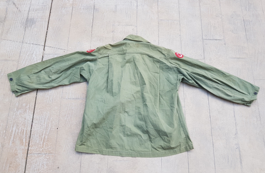 KORE SAVAŞI DÖNEMİ ÇOK NADİR KOLU AY YILDIZ PEÇLİ SUBAY CEKETİ