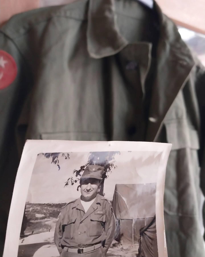 KORE SAVAŞI DÖNEMİ ÇOK NADİR KOLU AY YILDIZ PEÇLİ SUBAY CEKETİ