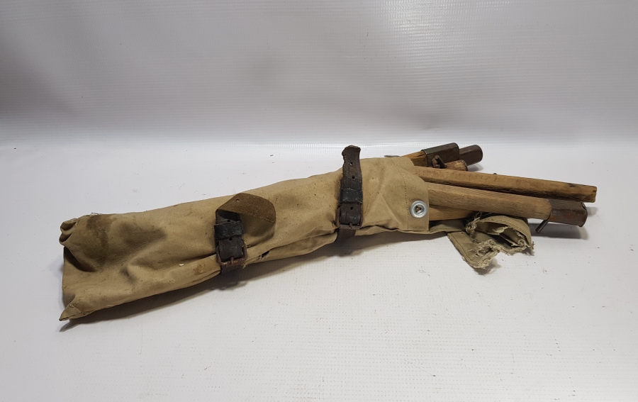 ORİJİNAL ÇANTASINDA 1. DÜNYA SAVAŞI DÖNEMİ ÇOK NADİR OSMANLI SAHRA HASTANESİ ÇADIR KAZIKLARI