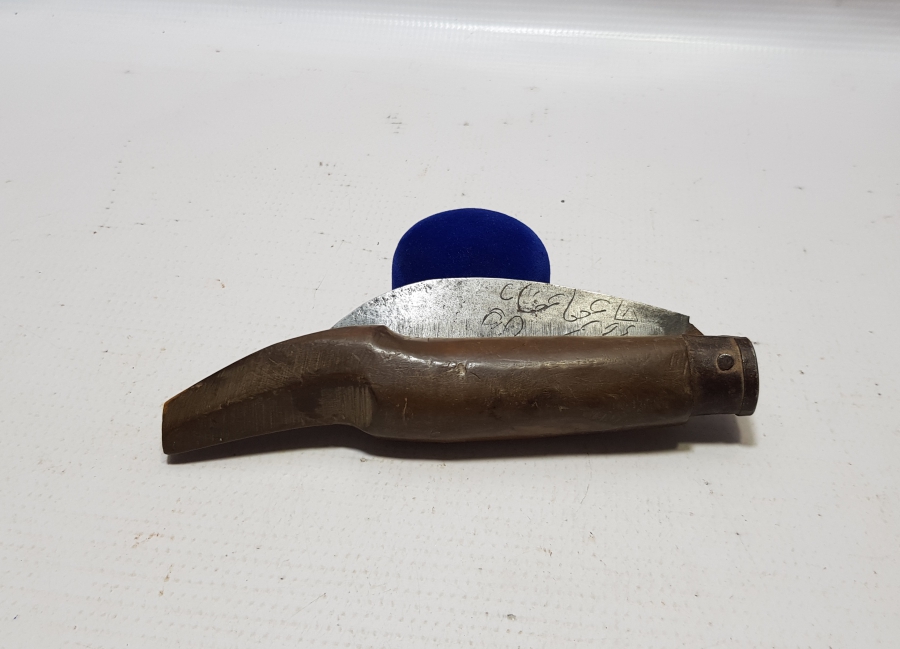 ÜZERİ OSMANLICA YAZILI OSMANLI DÖNEMİ BURSA İŞİ EL YAPIMI BAĞ BIÇAĞI