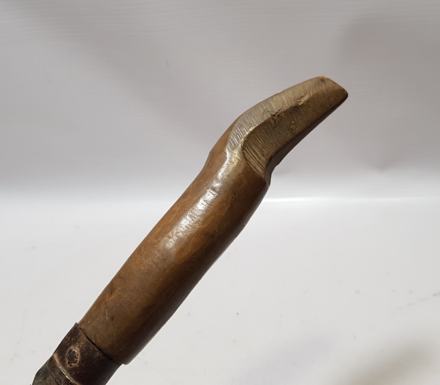 ÜZERİ OSMANLICA YAZILI OSMANLI DÖNEMİ BURSA İŞİ EL YAPIMI BAĞ BIÇAĞI