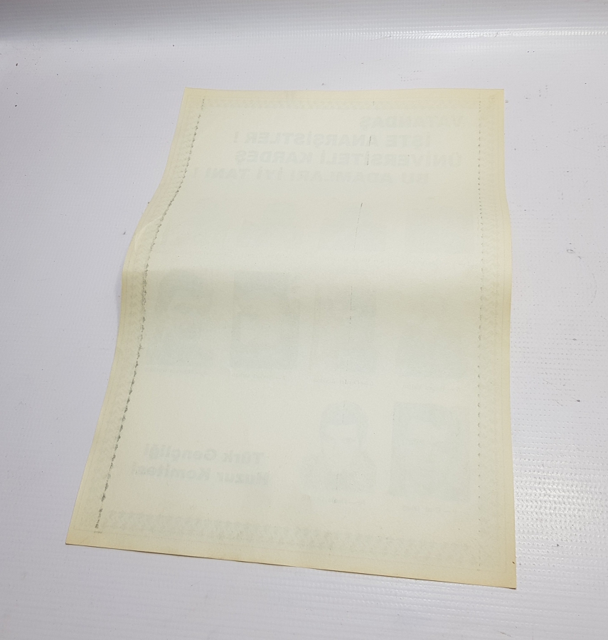 1970 LERDEN ÇOK NADİR BÜYÜK BOY SİYASİ AFİŞ