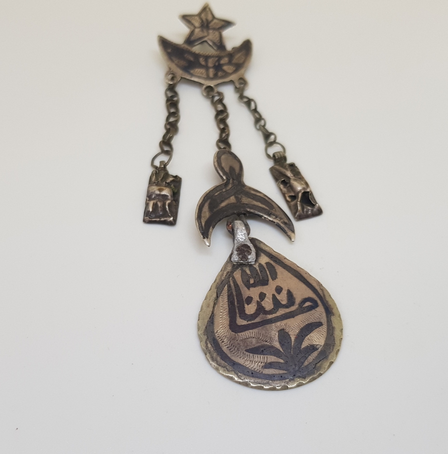 OSMANLI DÖNEMİ SAVAT İŞÇİLİKLİ GÜMÜŞ VAN İŞİ KÖSTEK SALLAMASI