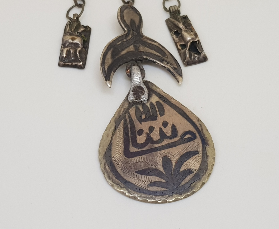 OSMANLI DÖNEMİ SAVAT İŞÇİLİKLİ GÜMÜŞ VAN İŞİ KÖSTEK SALLAMASI