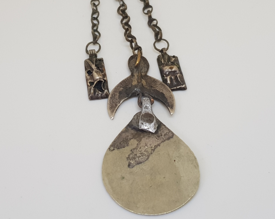 OSMANLI DÖNEMİ SAVAT İŞÇİLİKLİ GÜMÜŞ VAN İŞİ KÖSTEK SALLAMASI